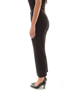Patrizia Pepe pantaloni morbidi in crêpe da donna nero