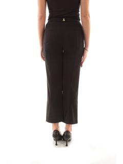 Patrizia Pepe pantaloni morbidi in crêpe da donna nero