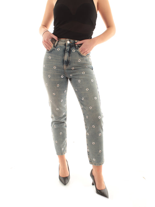 Patrizia Pepe jeans a sigaretta da donna light blue