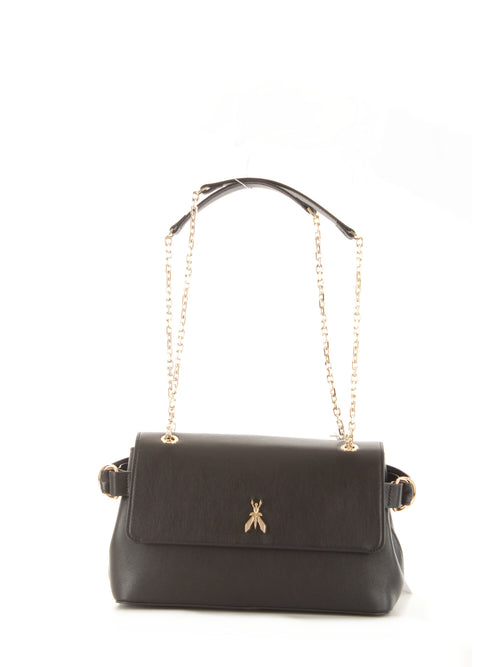 Patrizia Pepe borsa a tracolla con patta da donna nero