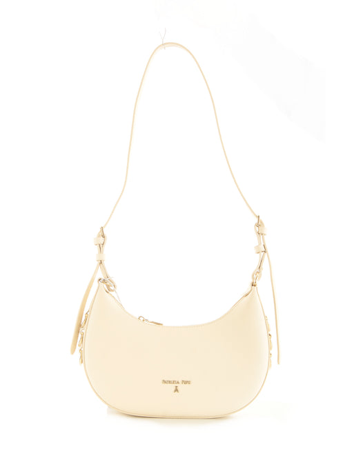 Patrizia Pepe borsa a tracolla con zip da donna wooly white
