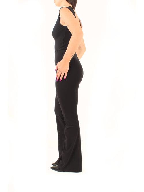 Patrizia Pepe tuta slim in jersey da donna nero