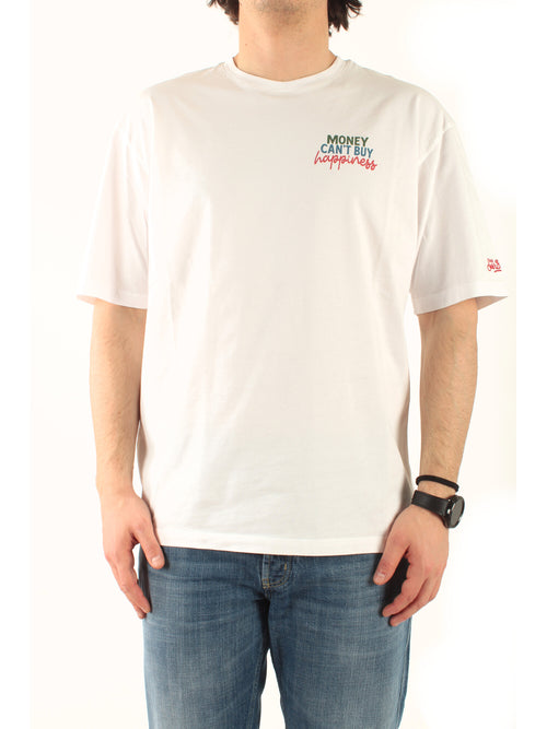 MC2 Saint barth T-shirt OVERSIZE delmar da uomo bianca