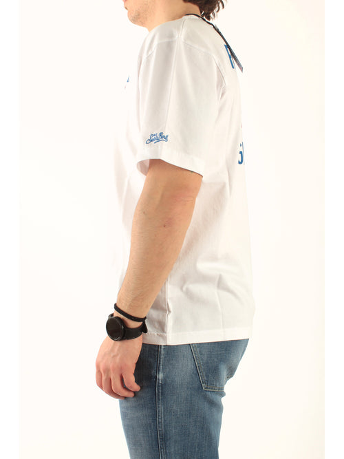 MC2 Saint barth T-shirt OVERSIZE delmar da uomo bianca