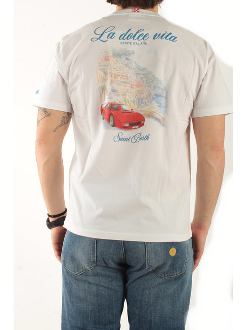 MC2 Saint barth T-shirt portland da uomo bianca