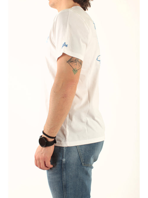 MC2 Saint barth T-shirt portland da uomo bianca