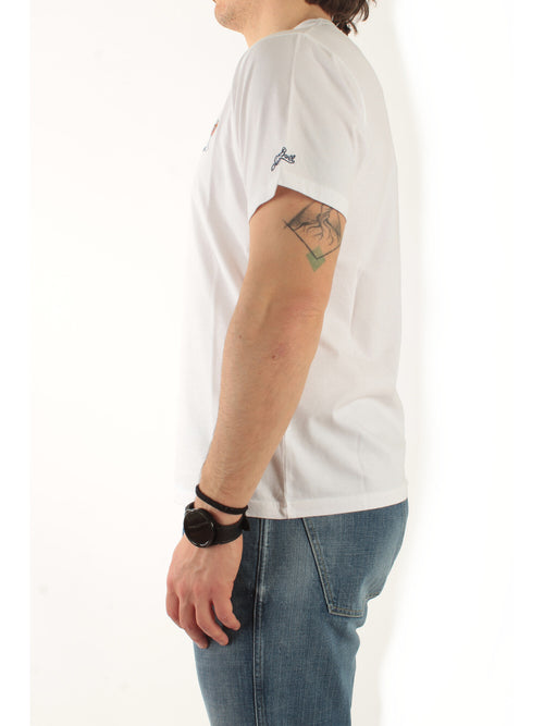 MC2 Saint barth T-shirt portofino da uomo bianca