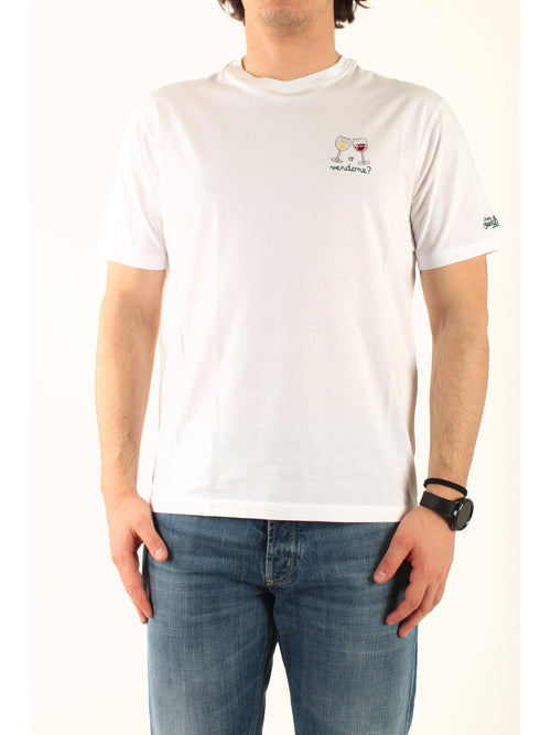 MC2 Saint barth T-shirt portofino da uomo bianca