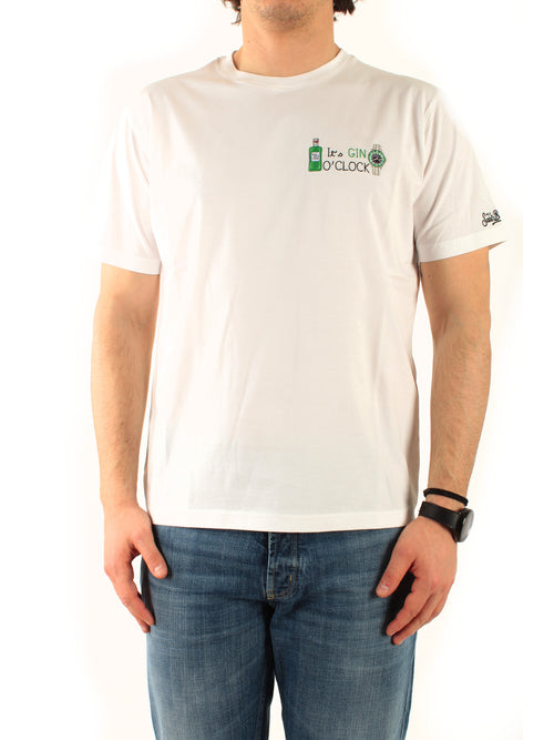 MC2 Saint barth T-shirt portofino da uomo bianca
