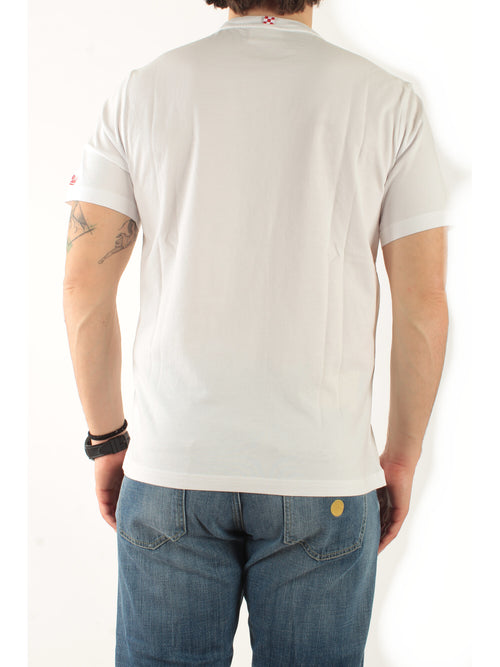 MC2 Saint barth T-shirt portofino da uomo bianca