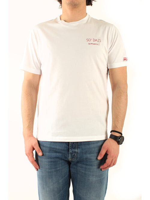 MC2 Saint barth T-shirt portofino da uomo bianca