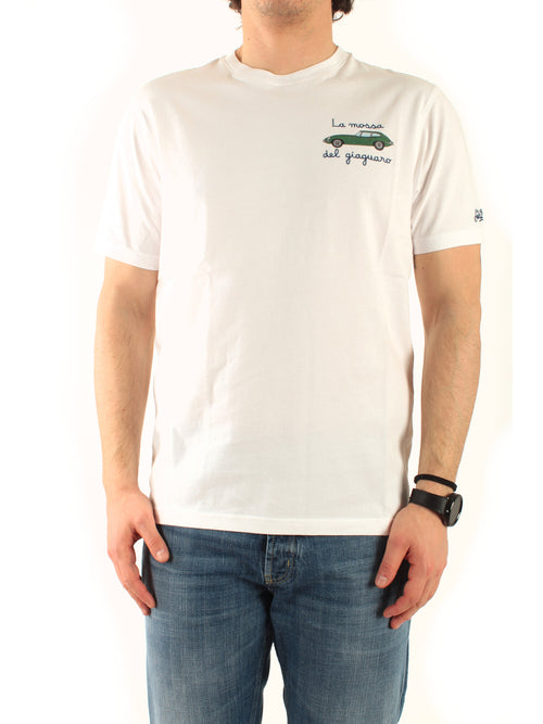 MC2 Saint barth T-shirt portofino da uomo bianca