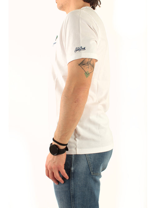 MC2 Saint barth T-shirt portofino da uomo bianca