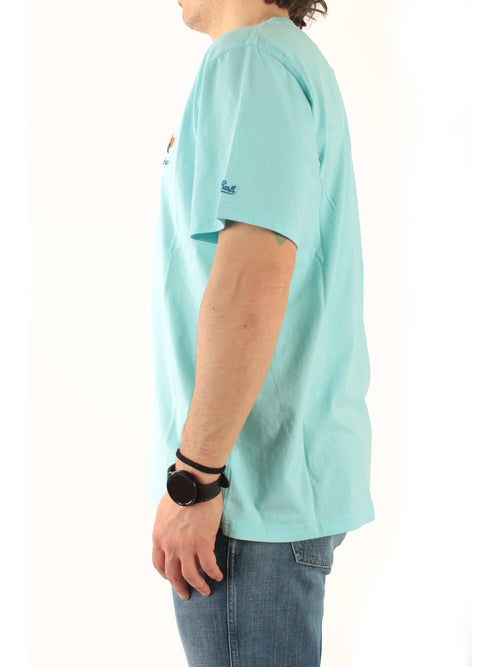 MC2 Saint barth T-shirt portofino da uomo verde acqua