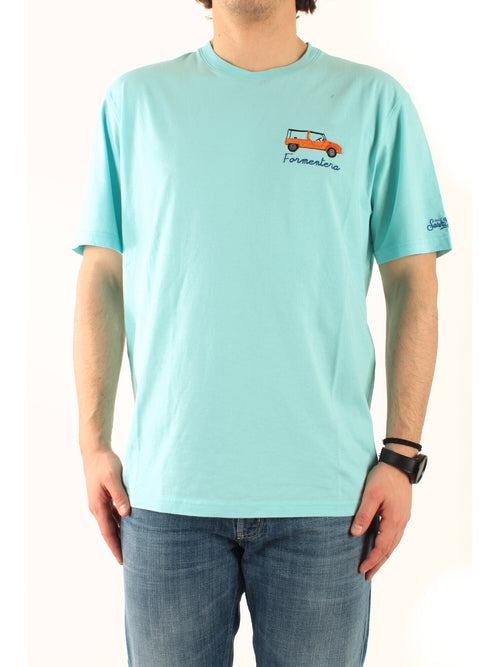 MC2 Saint barth T-shirt portofino da uomo verde acqua