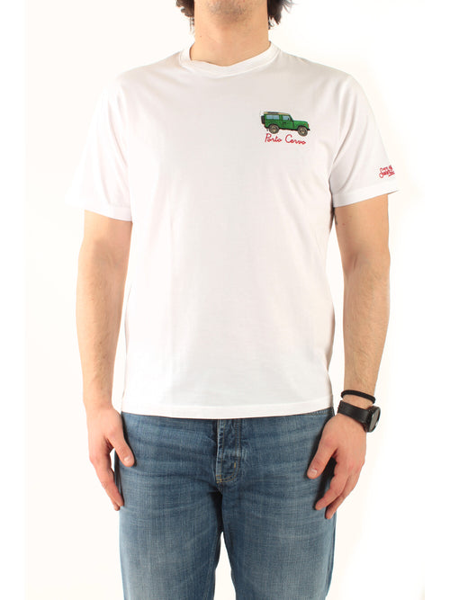 MC2 Saint barth T-shirt portofino da uomo bianca