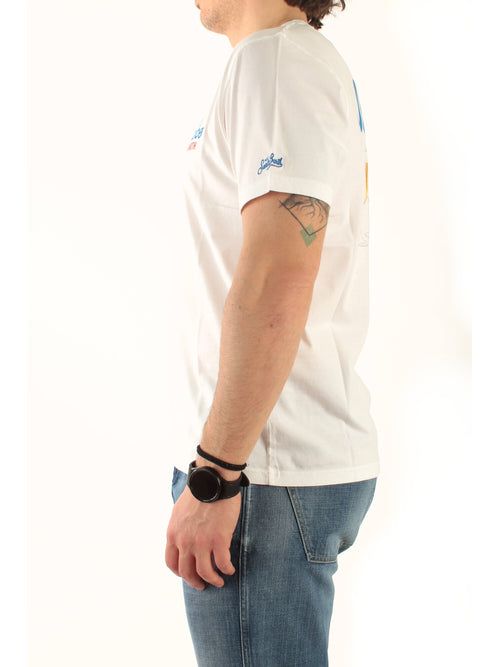 MC2 Saint barth T-shirt portland da uomo bianca
