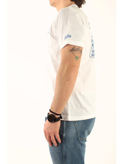 MC2 Saint barth T-shirt portland da uomo bianca
