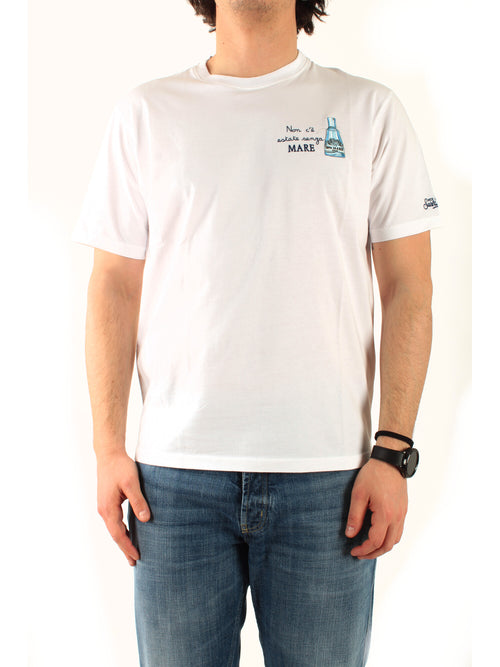 MC2 Saint barth T-shirt portofino da uomo bianca