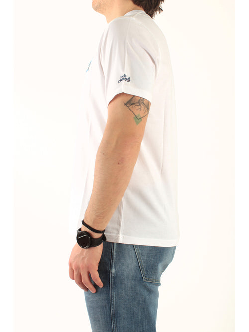 MC2 Saint barth T-shirt portofino da uomo bianca