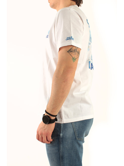 MC2 Saint barth T-shirt portland da uomo bianca
