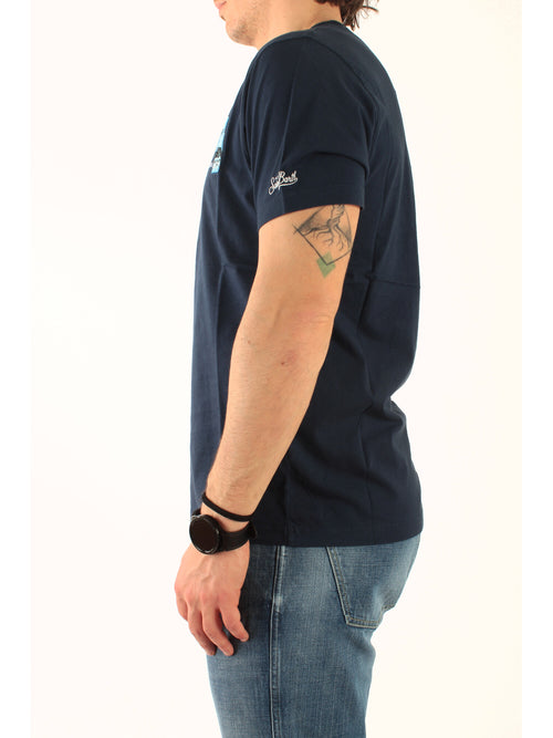 MC2 Saint barth T-shirt portofino da uomo blu