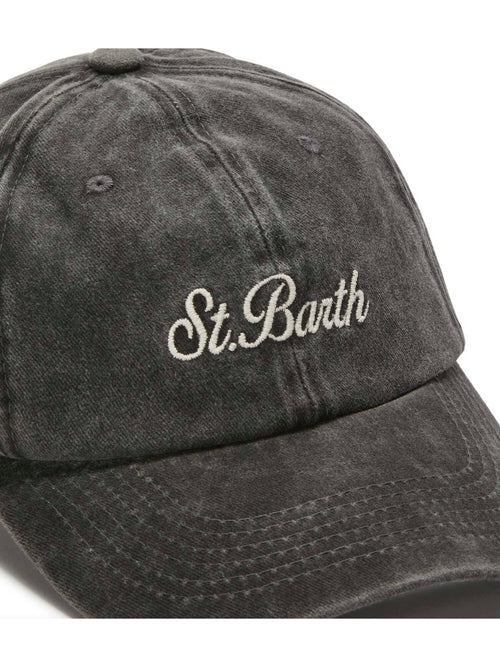 MC2 Saint barth cappellino DAVIS con visiera da uomo grigio
