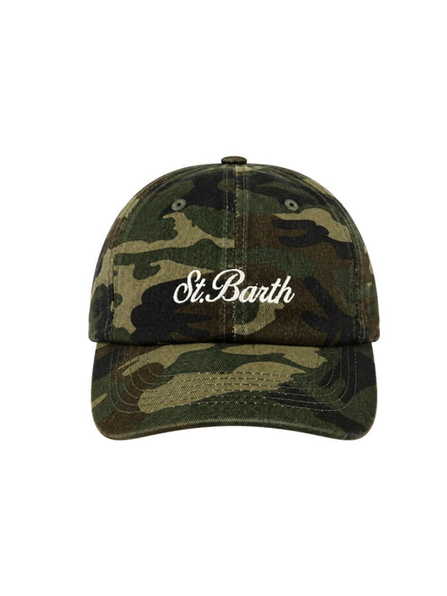 MC2 Saint barth cappellino con visiera da uomo camouflage