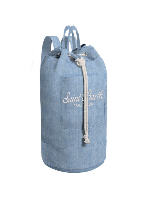 MC2 Saint barth zaino beach backpack da uomo denim