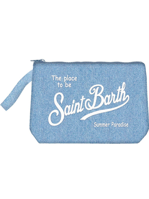 MC2 Saint barth ALINE DENIM pochette da uomo denim