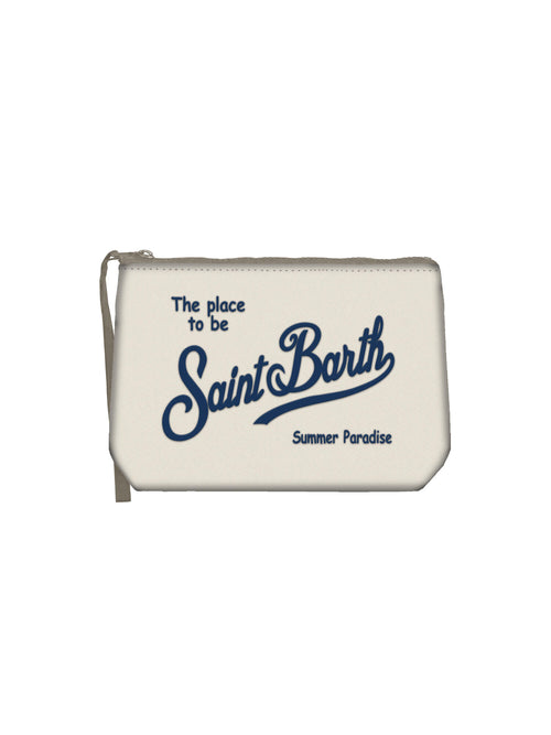 MC2 Saint barth pochette ALINE in nylon da uomo bianco
