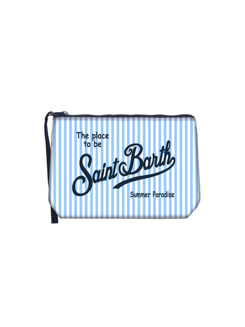 MC2 Saint barth ALINE pochette da uomo bianco/celeste