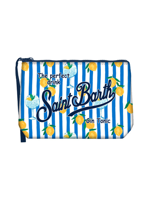 MC2 Saint barth ALINE pochette da uomo bianco/celeste