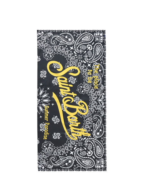 MC2 Saint barth telo mare AIDAN ripiegabile da uomo nero