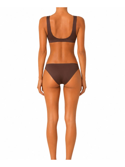 MC2 Saint barth ofelia/reanna bikini da donna marrone