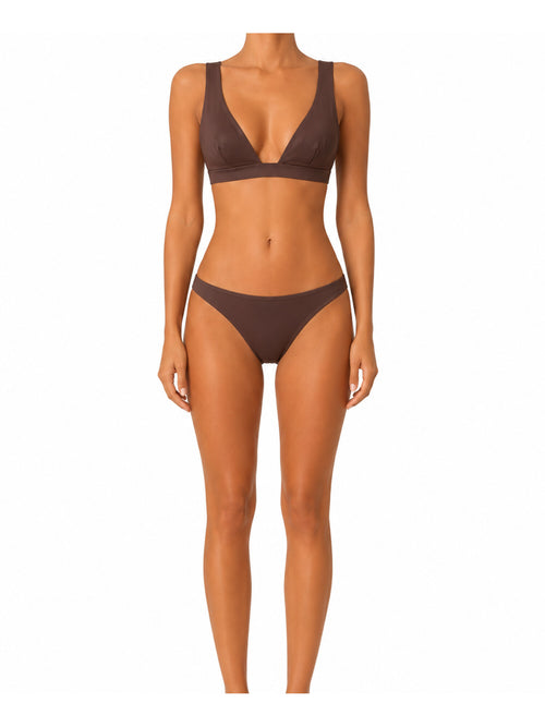 MC2 Saint barth ofelia/reanna bikini da donna marrone