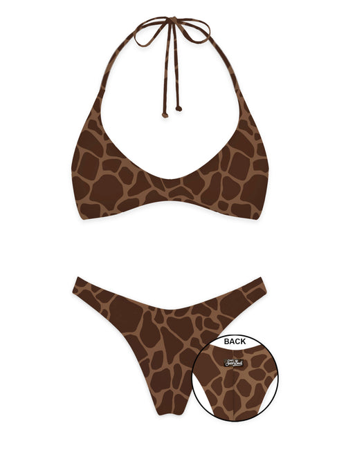 MC2 Saint barth HESNI bikini da donna giraffe skin
