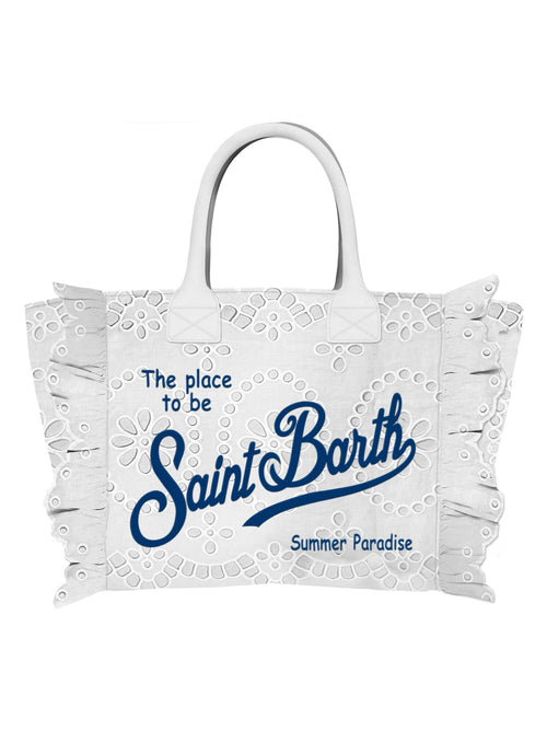 MC2 Saint barth borsa vanity mini da donna bianco