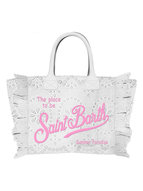 MC2 Saint barth borsa vanity mini da donna bianco