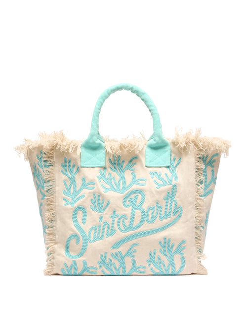 MC2 Saint barth borsa a spalla vanity rug da donna turchese