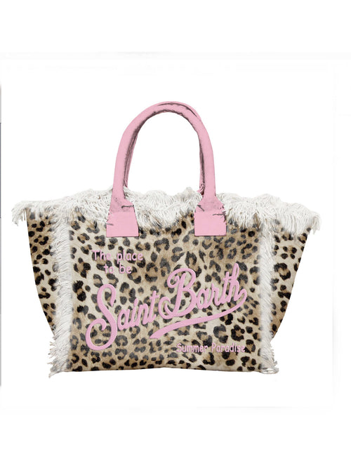 MC2 Saint Barth Borsa a mano COLETTE small da donna sand leopard