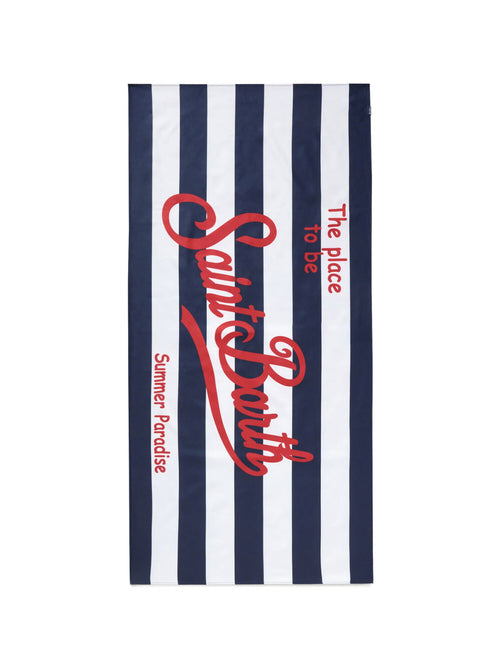 MC2 Saint barth Telo mare ripiegabile da donna stripes blu