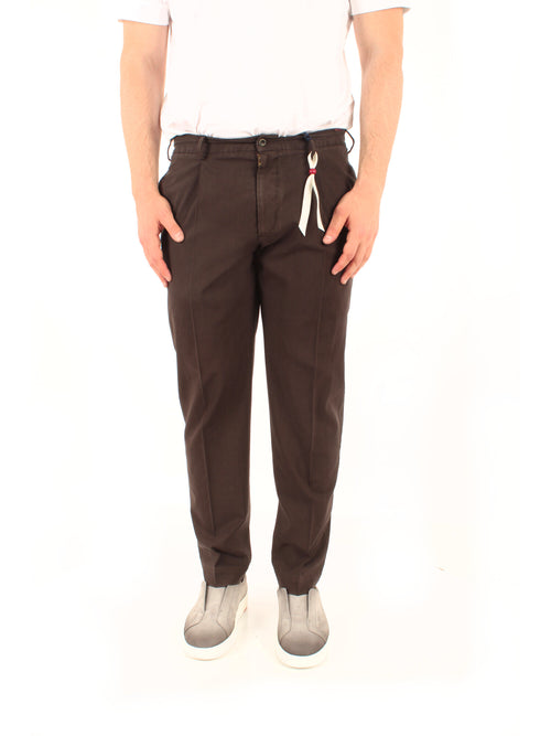 Santaniello IRNO pantaloni da uomo marrone