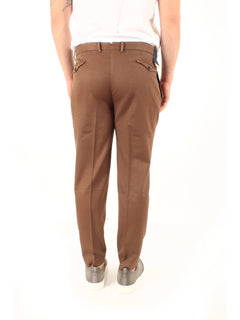 Santaniello ARECHI pantalone con pinces da uomo marrone
