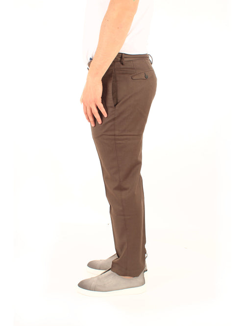 Santaniello ARECHI pantalone con pinces da uomo moro