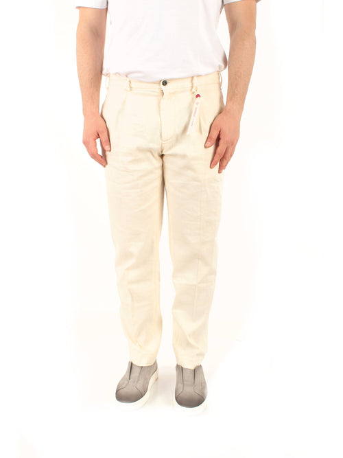 Santaniello IRNO pantaloni da uomo bianco