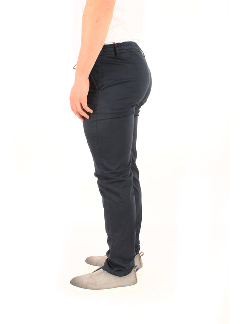Berwich SPIAGGIA pantalone da uomo navy
