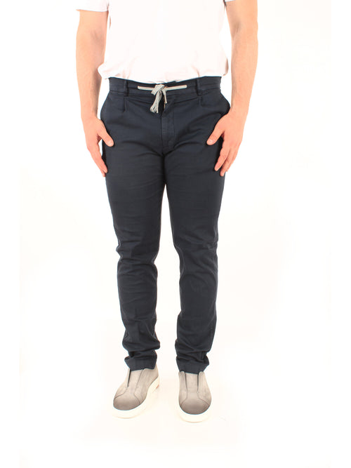 Berwich SPIAGGIA pantalone da uomo navy
