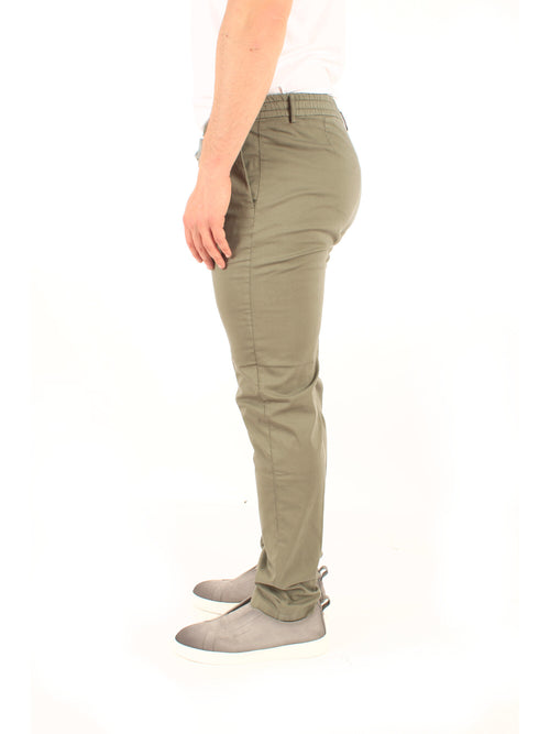 Berwich SPIAGGIA pantalone da uomo verde