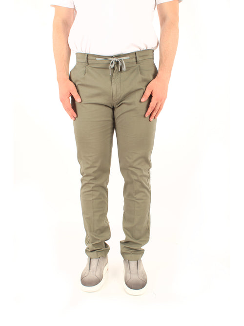 Berwich SPIAGGIA pantalone da uomo verde